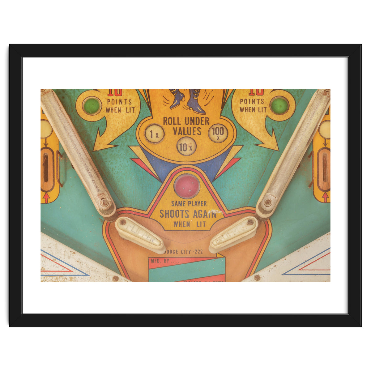 The vintage Pinball Machine