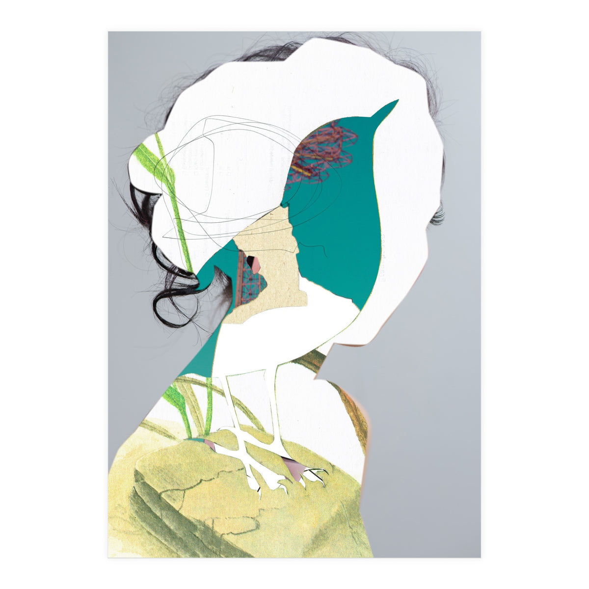 Her Voice Sounds Like A Bird (Print Only)