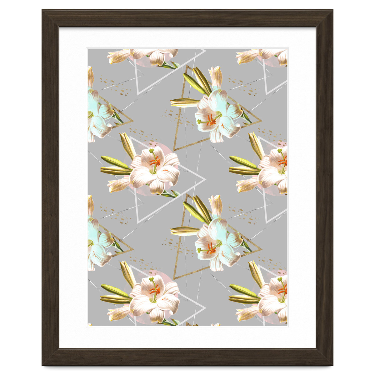 Botanical blooming with geometric 02