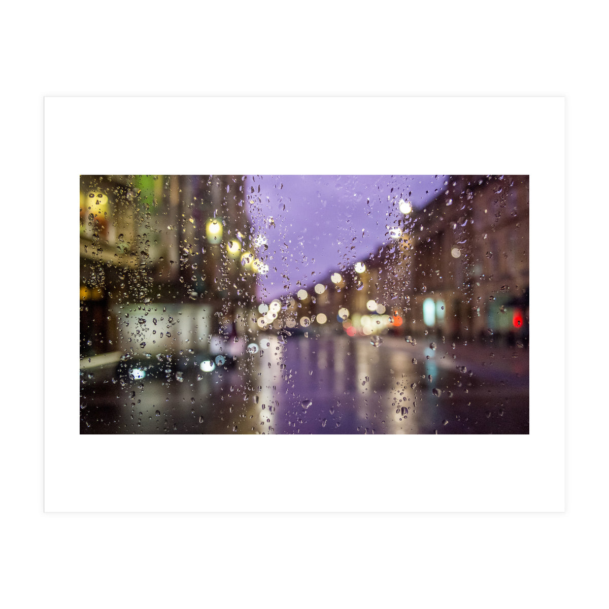 Gray st Newcastle rain (Print Only)