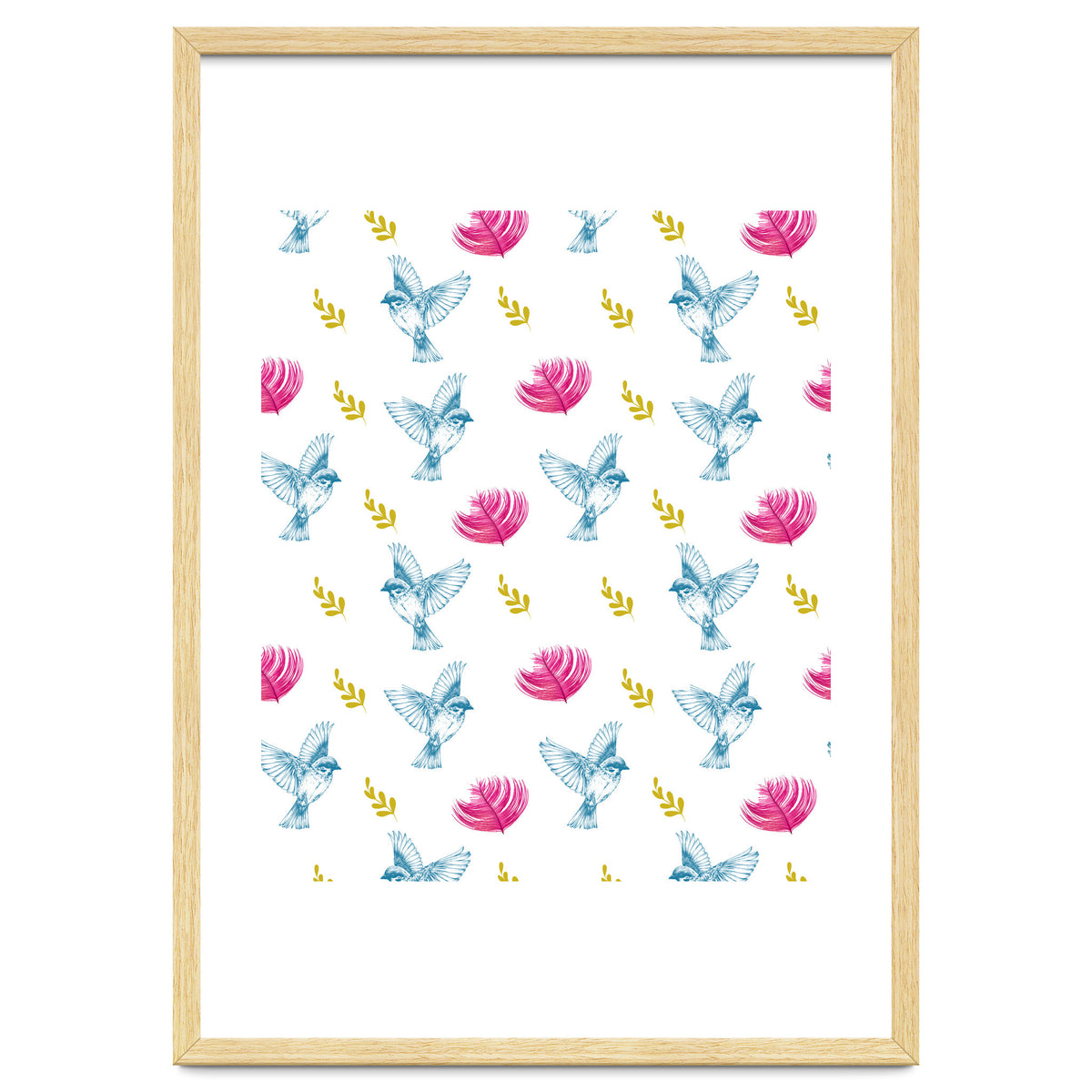 Blue Bird Pattern