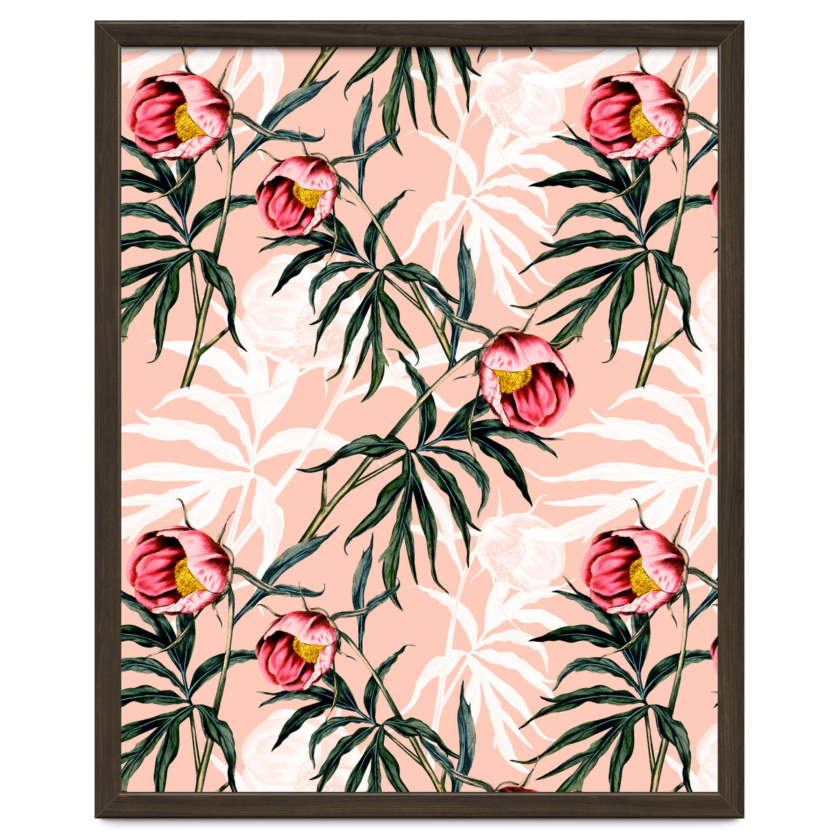 Flowery blooming pink