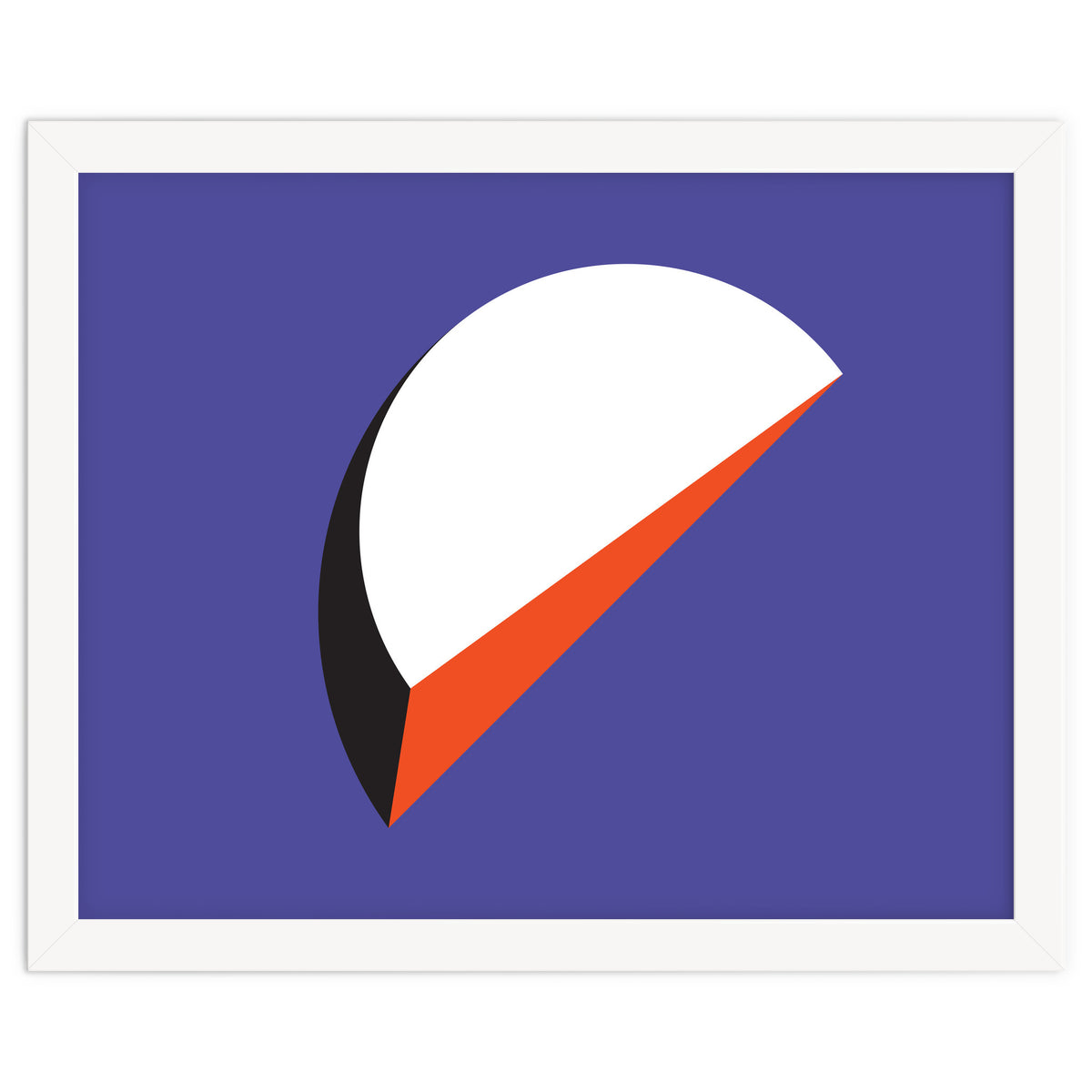 Geometric Shapes No. 37 - orange & purple