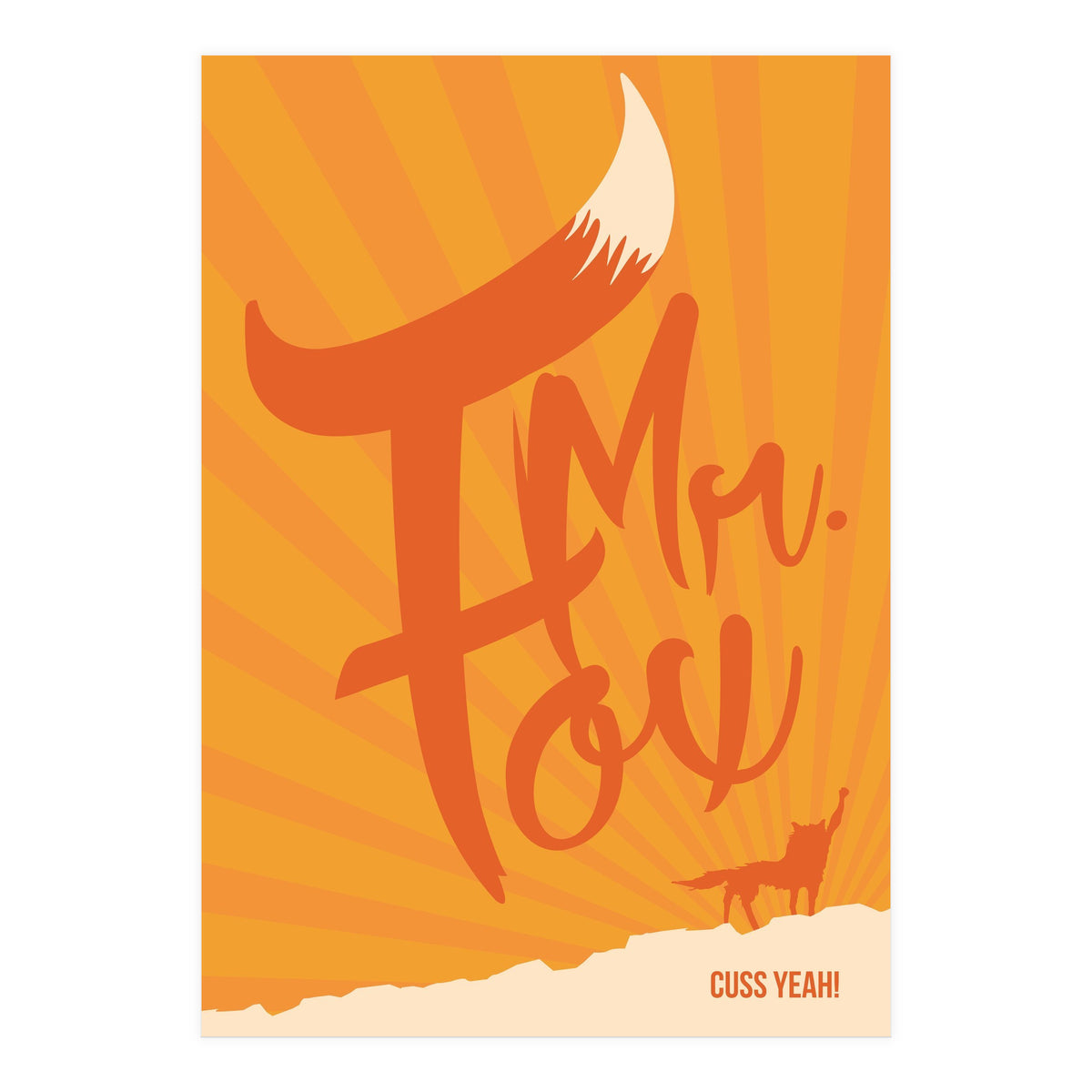 Fantastic Mr. Fox movie poster (Print Only)