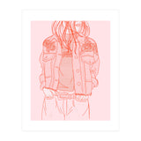 Pink Jeans Jacket  (Print Only) thumbnail