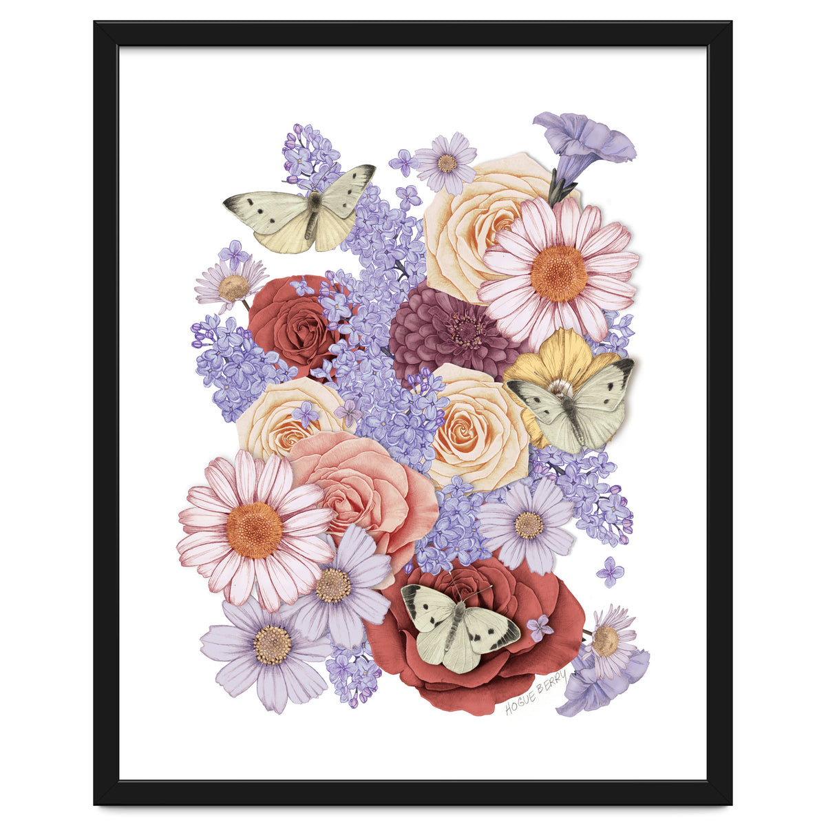 Flowers and Butterflies