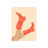 Cowgirl Boots Risography (Print Only) thumbnail