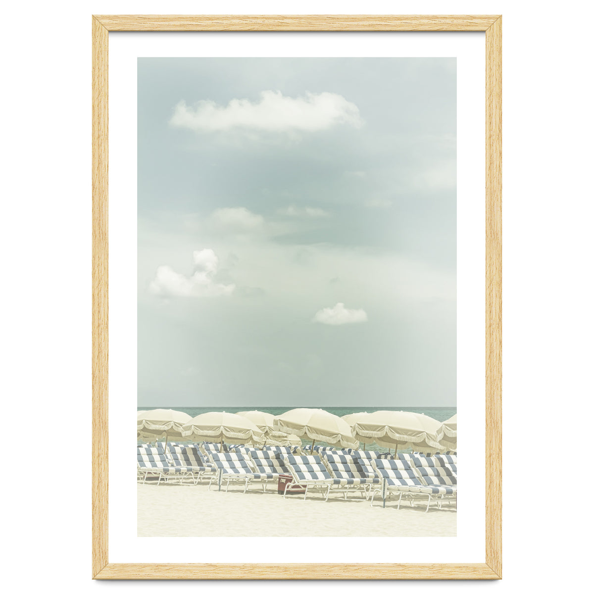 Vintage beach scene