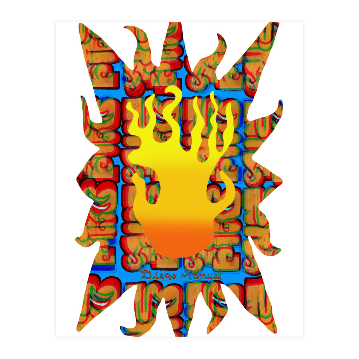 Fuego 2 Copia (Print Only)