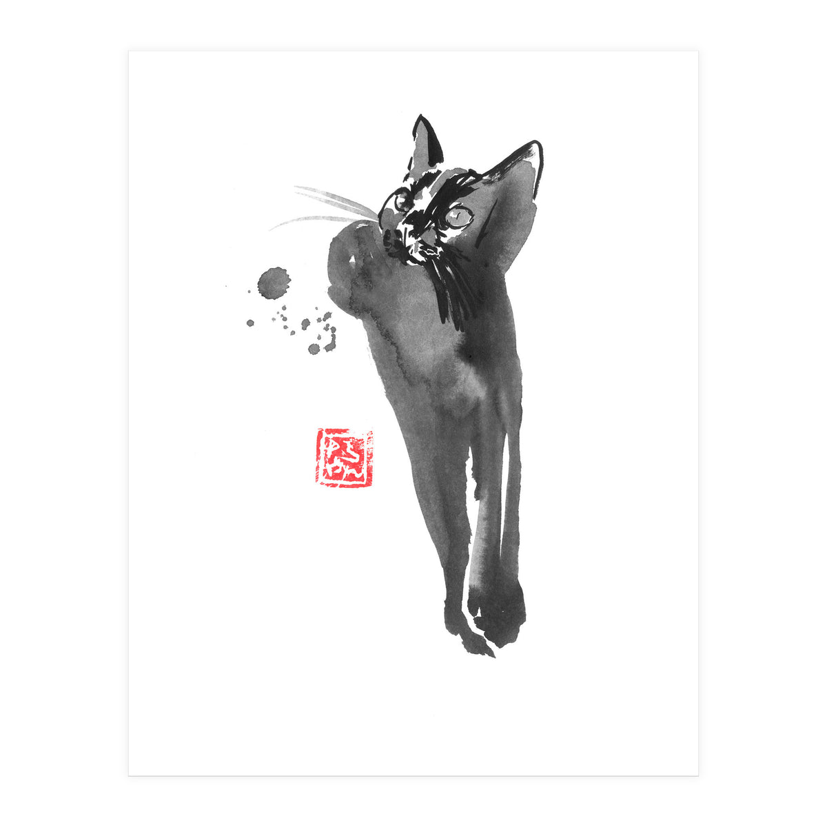 Relaxing Cat (2) (Print Only)