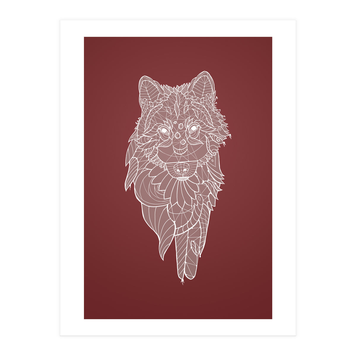 Lace Wolf (Print Only)