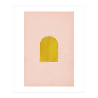 Pink and mustard arch (Print Only)