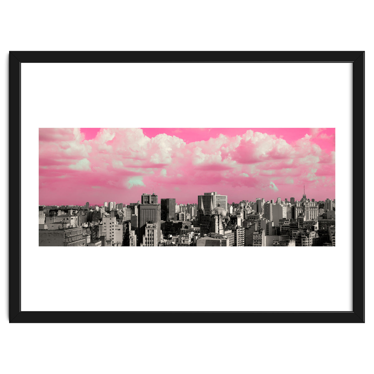 Pink Sky in São Paulo - Skyline