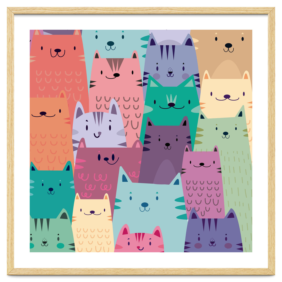 Pastel cats