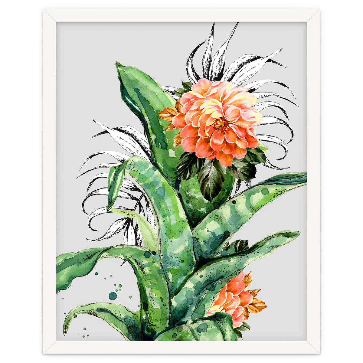 Collage of florid nature