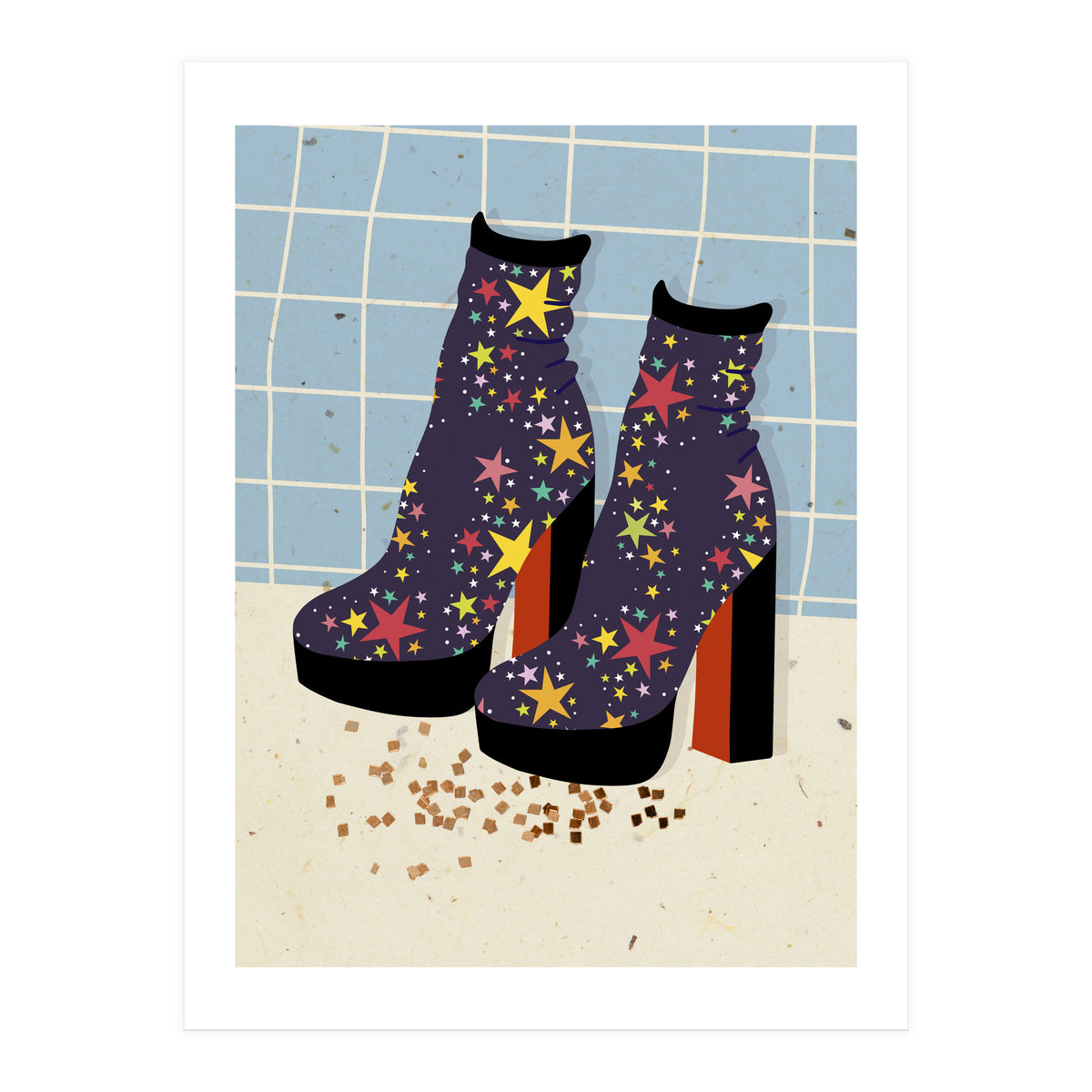 Starry Disco Shoes (Print Only)
