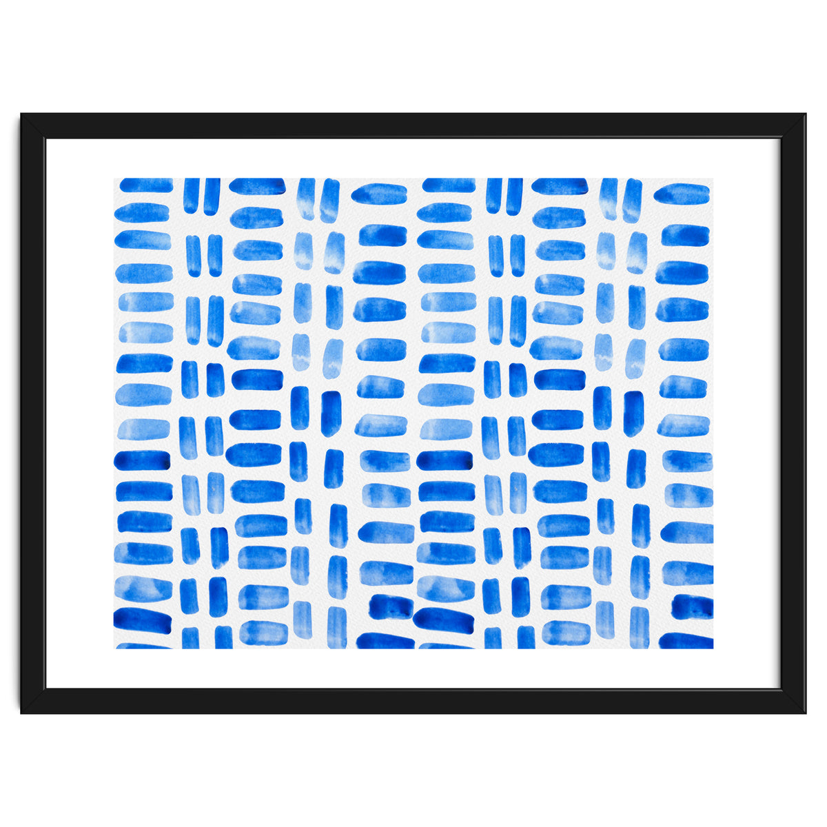 Blue abstract rectangles