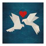 Origami love birds (Print Only) thumbnail