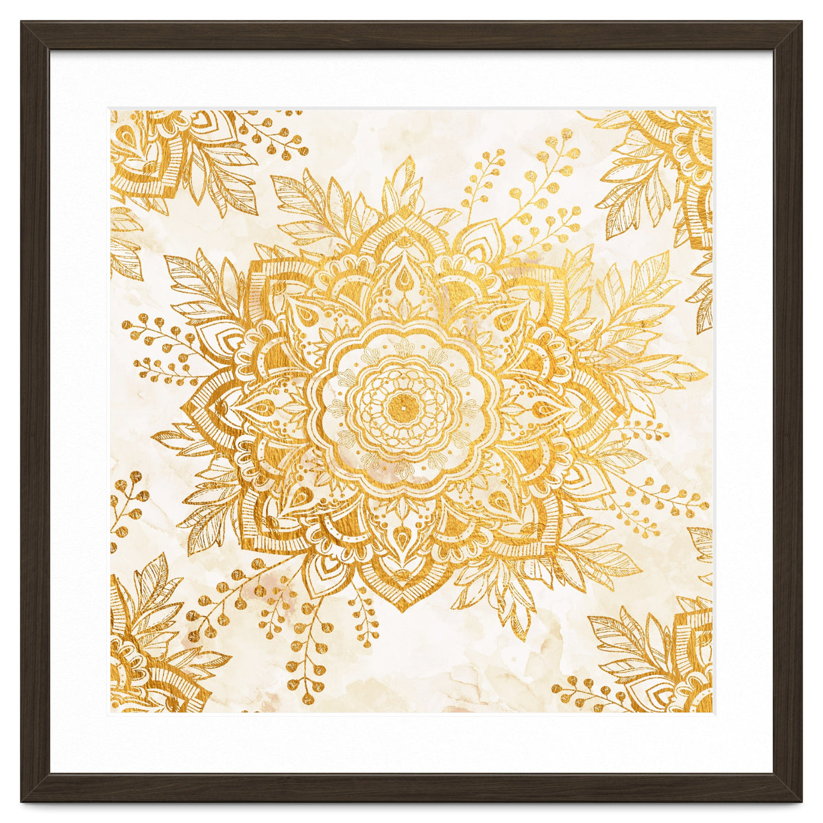 Queen Starring of Mandala-Gold Sunflower I
