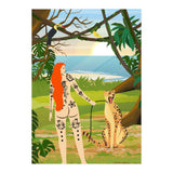 Tattooed Girl with Cheetah (Print Only) thumbnail