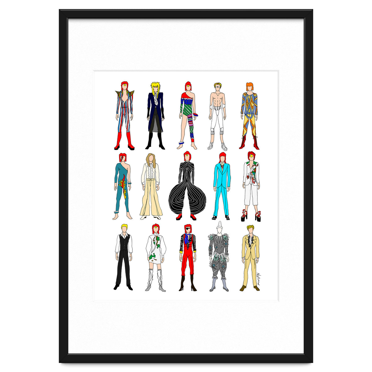 Outfits of Bowie Fashion