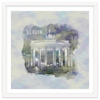 BERLIN Brandenburg Gate | watercolor