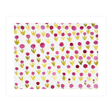 Small abstract watercolor flowers (Print Only) thumbnail