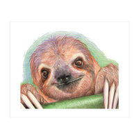 Smiling Sloth (Print Only)