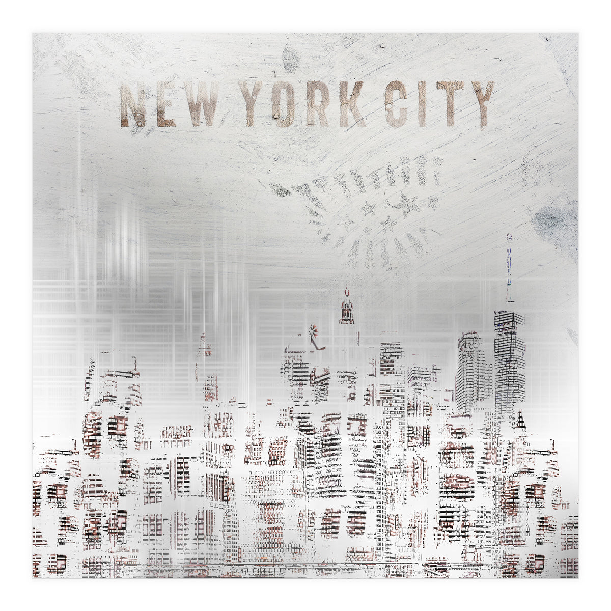 MODERN ART New York City Skylines  (Print Only)