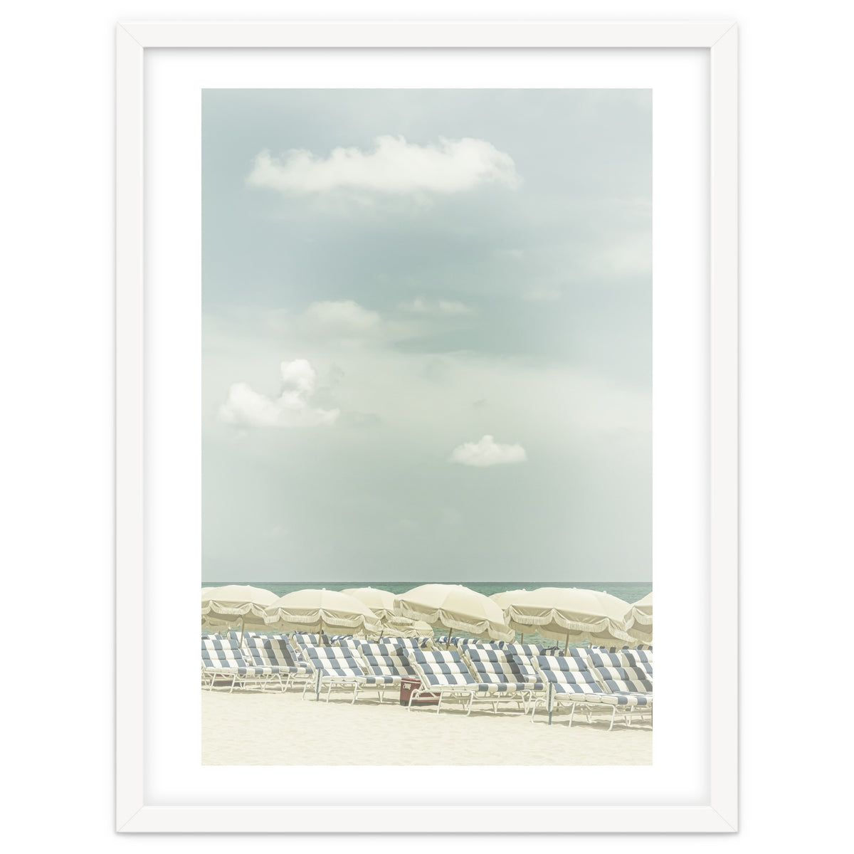 Vintage beach scene