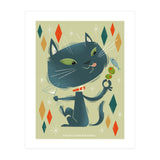 Cat A Tonic Russian Blue (Print Only) thumbnail