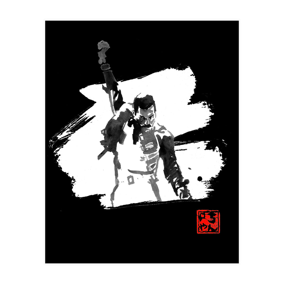 freddie in white (Print Only)