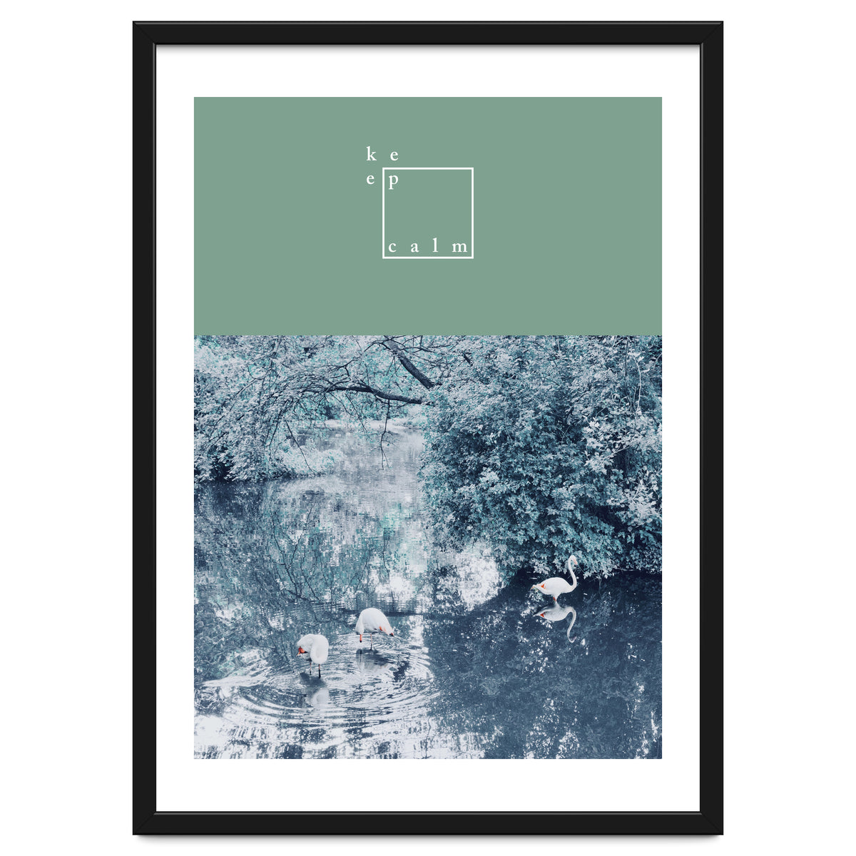 Flamingos - keep calm