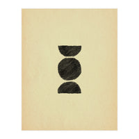 Abstract mid-century modern shapes (Print Only)