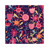 Wild Weeds And Flowers Dark (Print Only) thumbnail