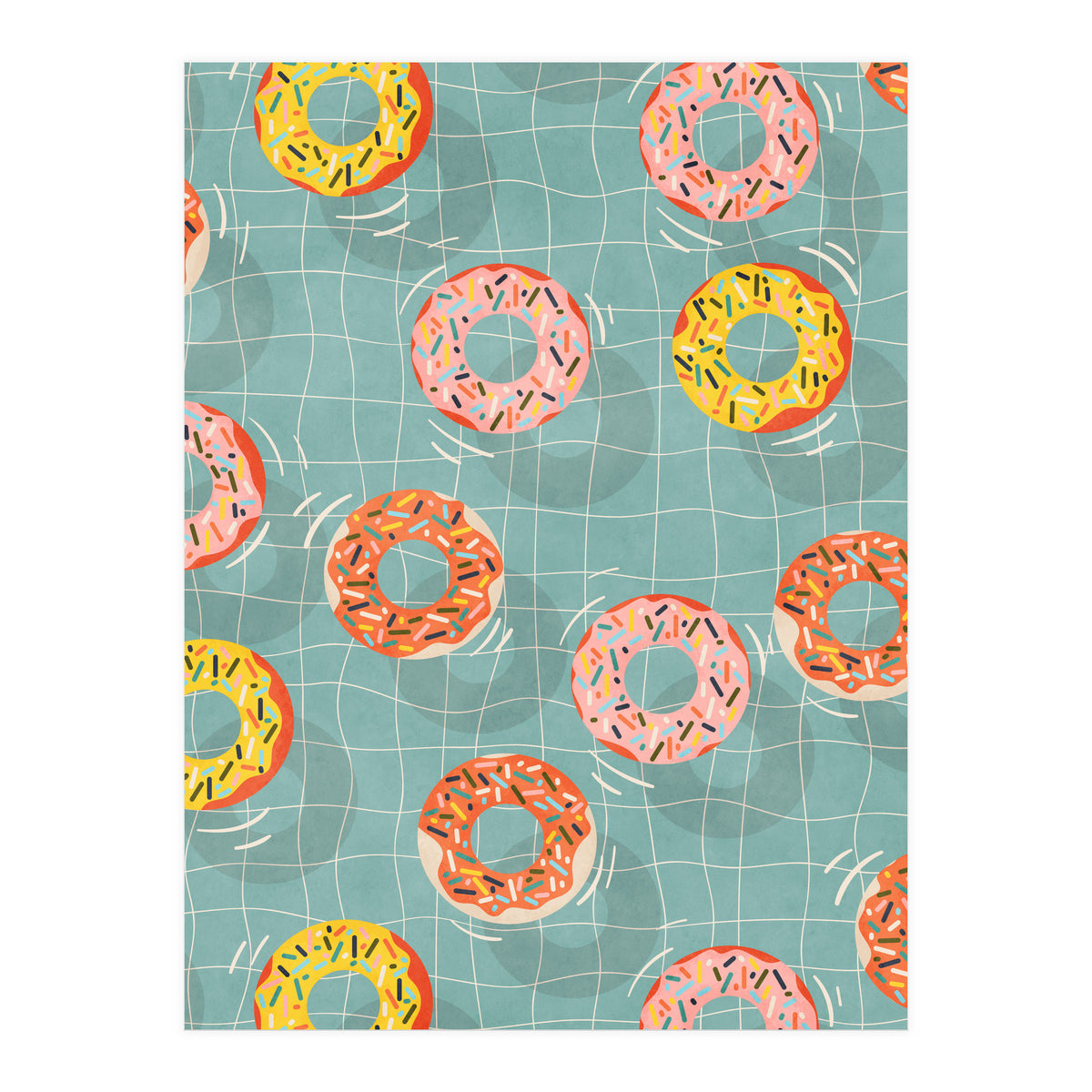 Pool Party Donuts (Print Only)