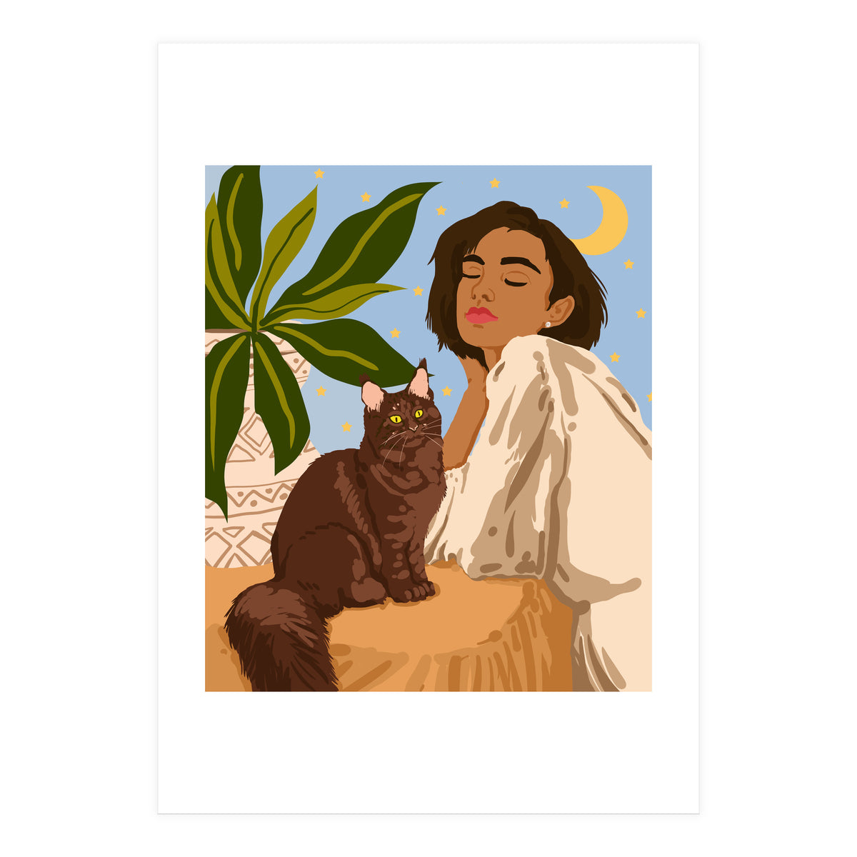 Proud Cat Mama (Print Only)