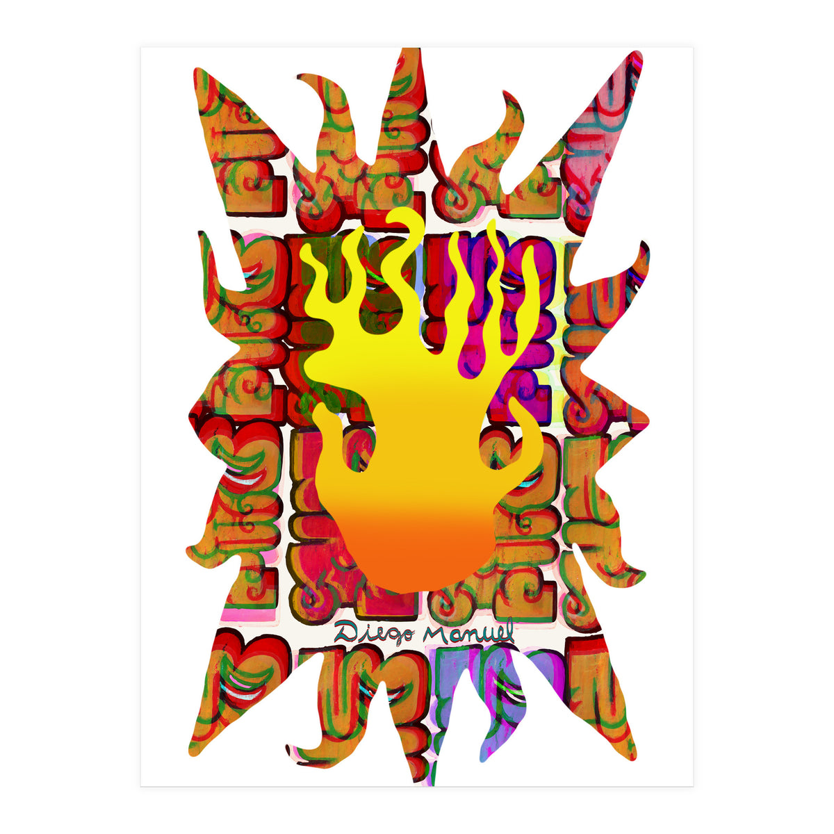 Fuego 4 Copia (Print Only)
