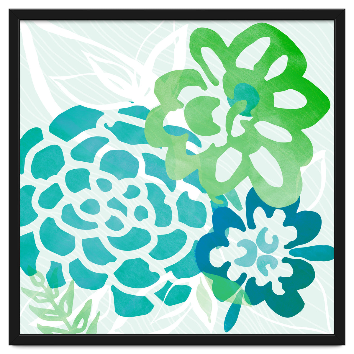 Abstract Coastal Floral