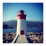 Red and white lighthouse (Print Only) thumbnail