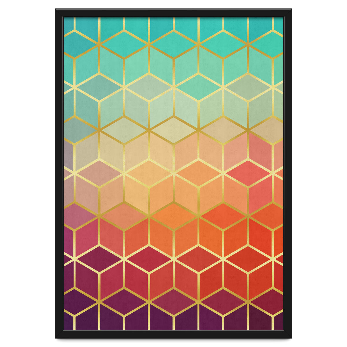 Colorful and golden pattern II