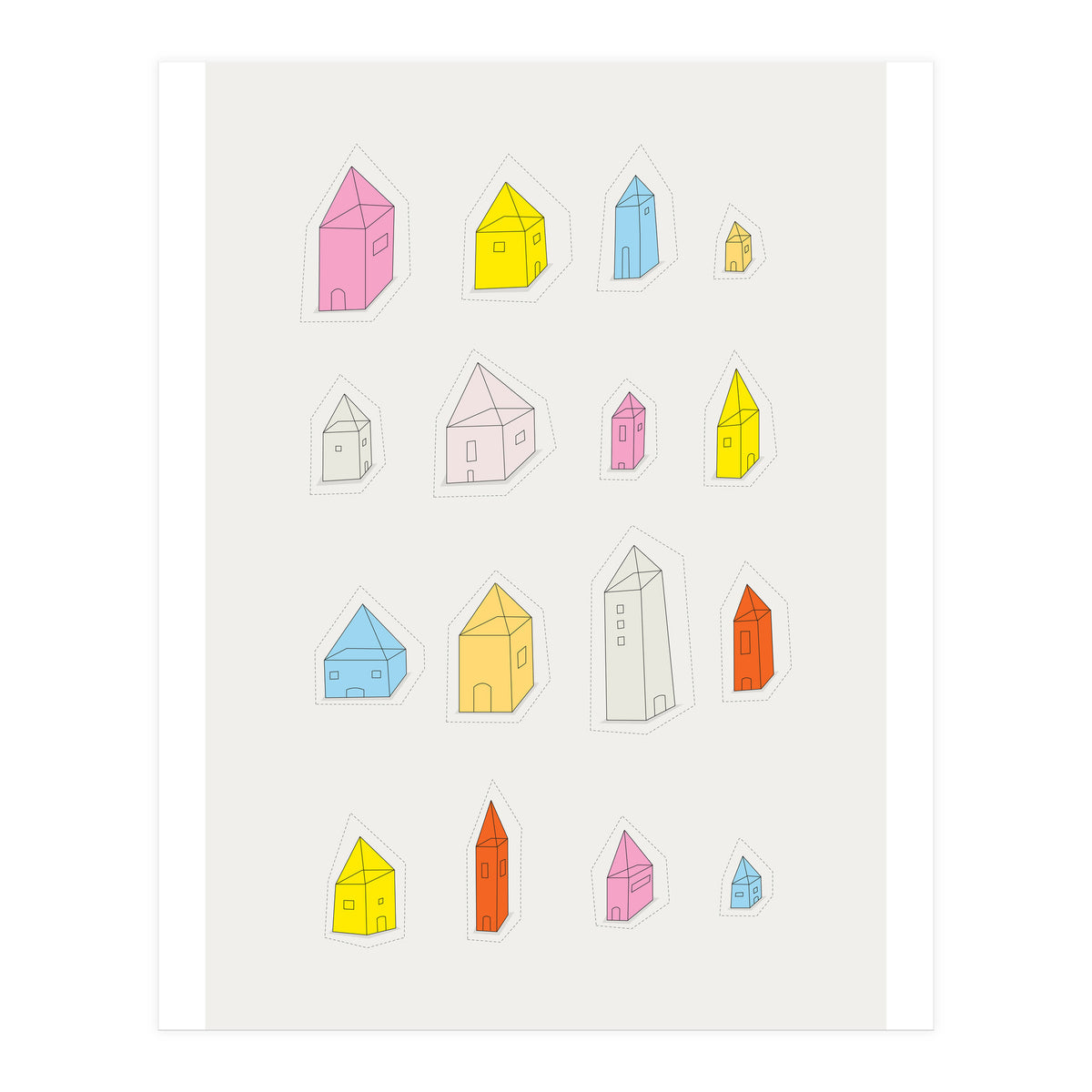 Transparent Houses (Print Only)