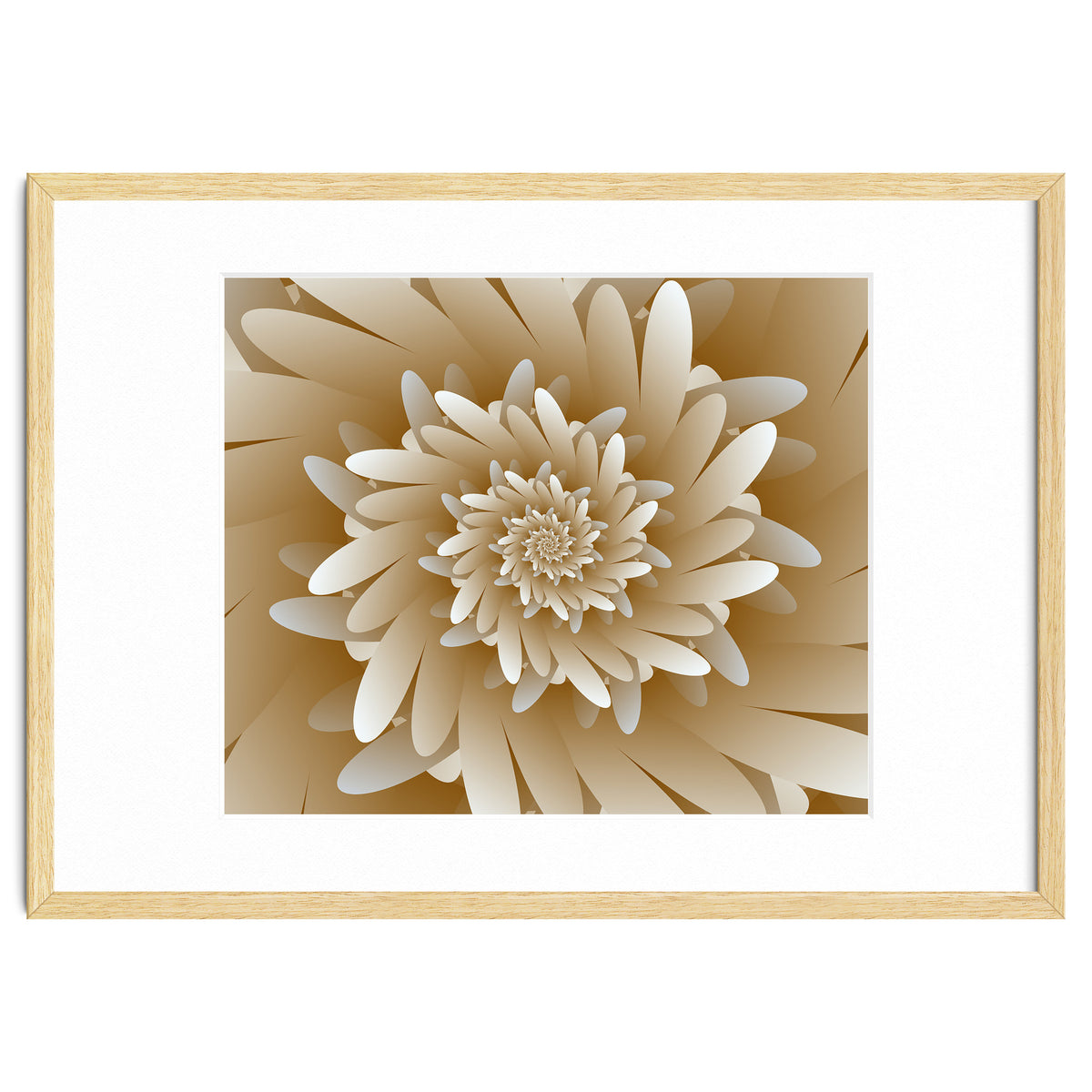 Abstract Digital Floral ART