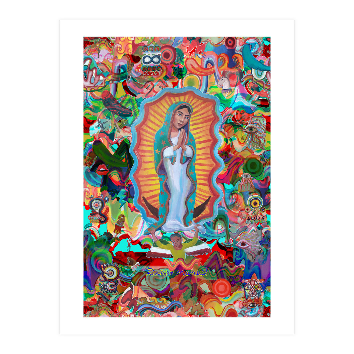 Virgen Y Graffiti 20 (Print Only)