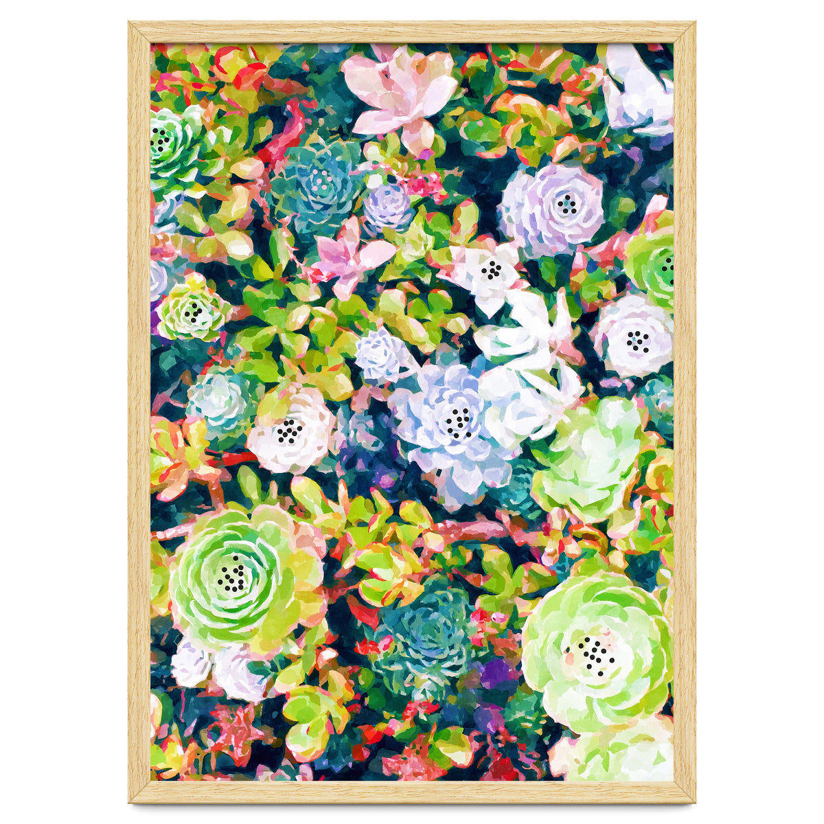 Watercolor Succulents
