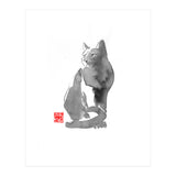 Chat Gris (Print Only) thumbnail