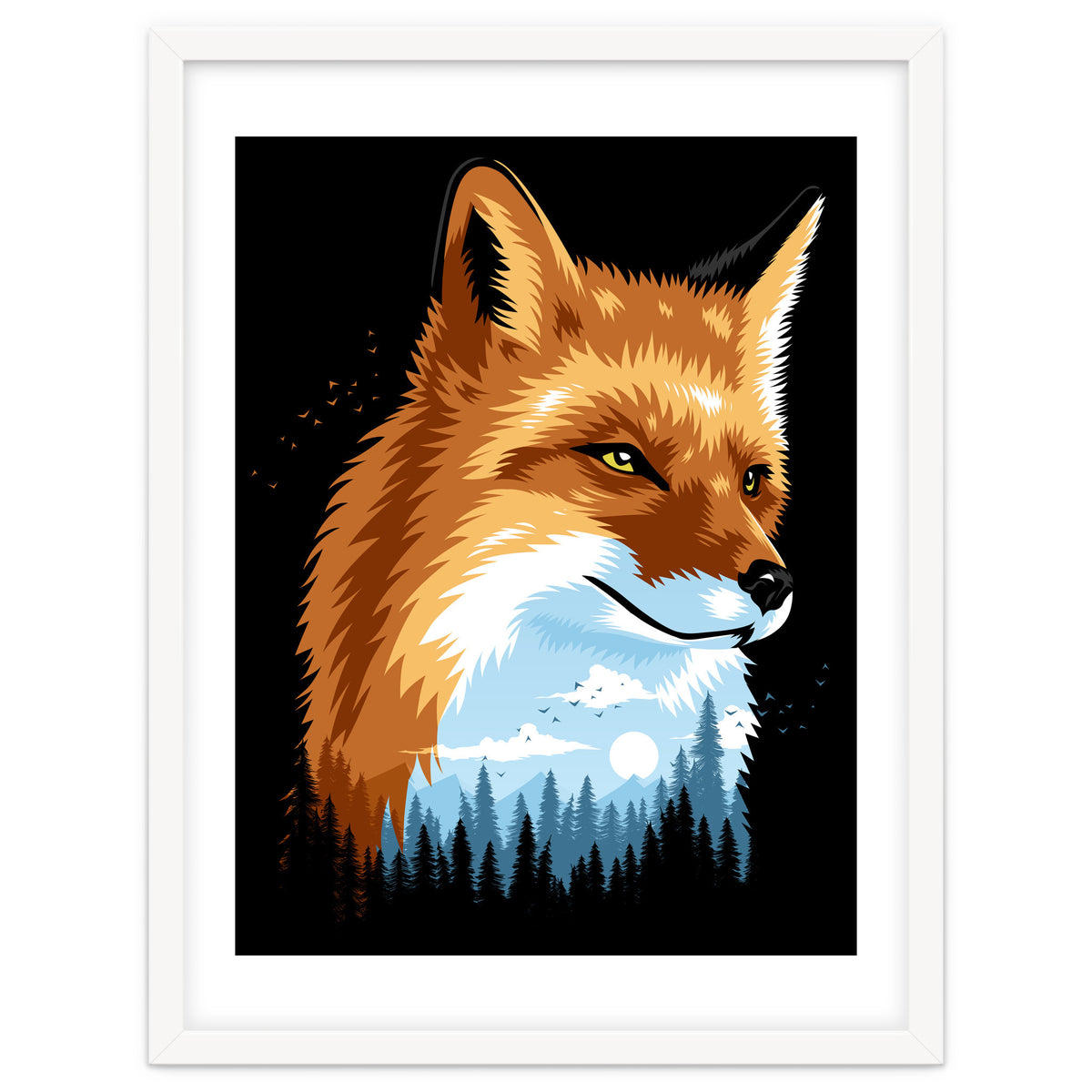 Fox Colors Forest