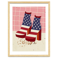 American Flag Disco Boots