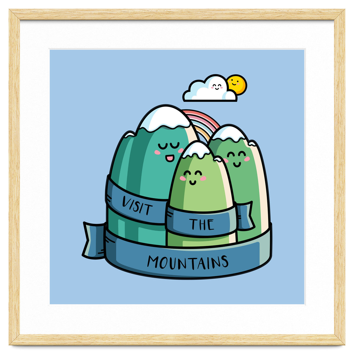 Kawaii Cute Visit the mountains