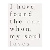 The One My Soul Loves, White (Print Only) thumbnail